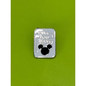 Disney Pin Trading I'll Be Your Mickey Mouse Enamel Pin Light Blue